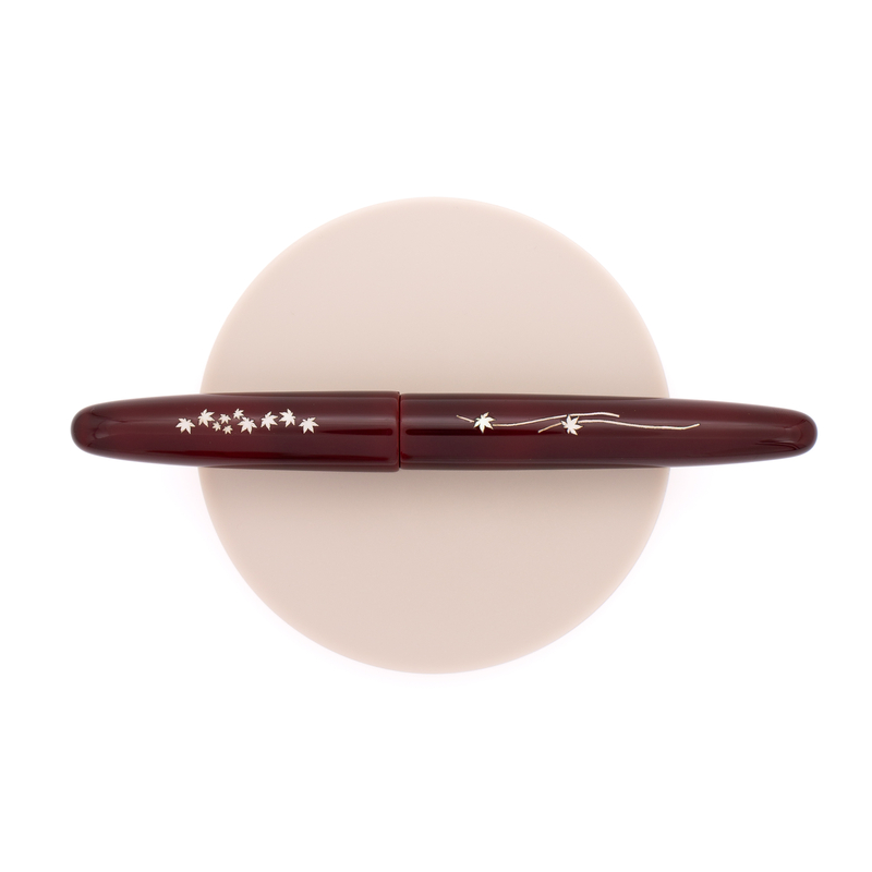 Wancher Wancher Dream Pen Zogan Momiji Penna Stilografica Urushi Aka Tamenuri