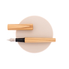 Wancher Wancher Sekai World Tree Fountain Pen Olive Wood