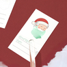 Wearingeul Wearingeul Santa Claus Sticker & Swatch