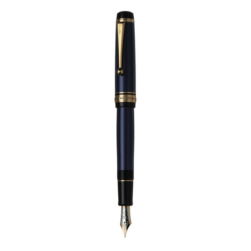 Pilot Pilot Custom 845 Urushi Penna Stilografica Ebanite Blu
