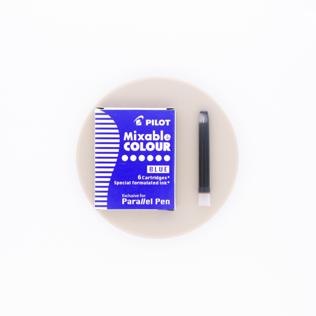 Pilot Mixable Colour Blue 6 Ink Cartridges for Parallel Pen