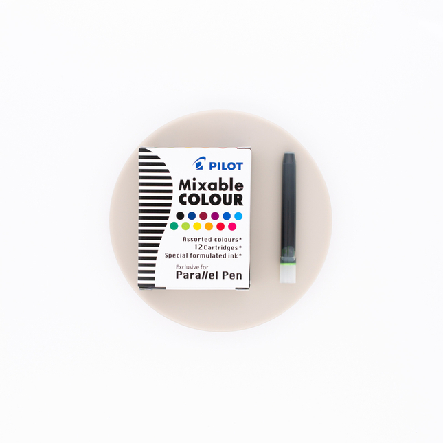Pilot Mixable Colour 12 Ink Cartridges for Parallel Pen