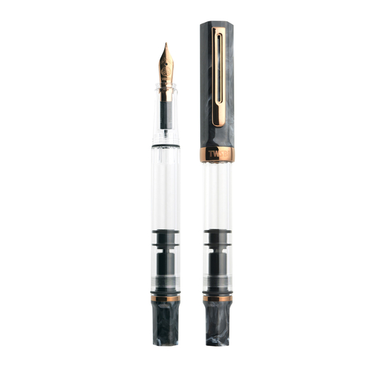 Twsbi Eco Fountain Pen Black Marble & Bronze