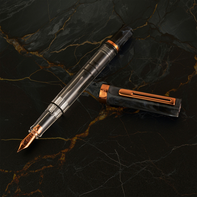 TWSBI Twsbi Eco Penna Stilografica Black Marble & Bronze