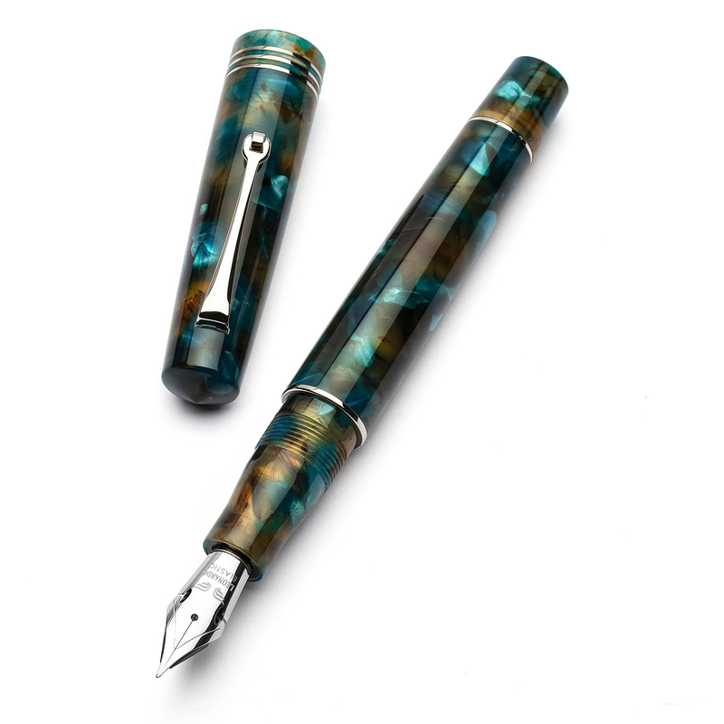 Leonardo Officina Italiana Leonardo Momento Zero Fountain Pen Pausilya & Rhodium