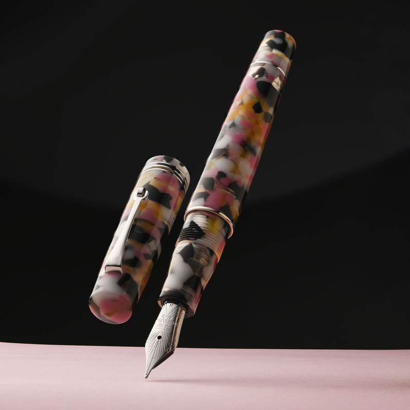 Leonardo Officina Italiana Leonardo Momento Zero Fountain Pen Corricella & Rhodium 14k