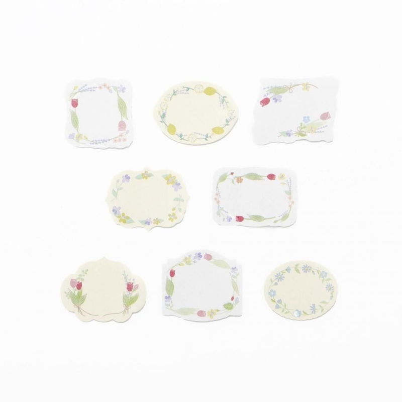 Bande Bande Washi Tape Adesivo in Rotolo Scrivibile Happy Flowers