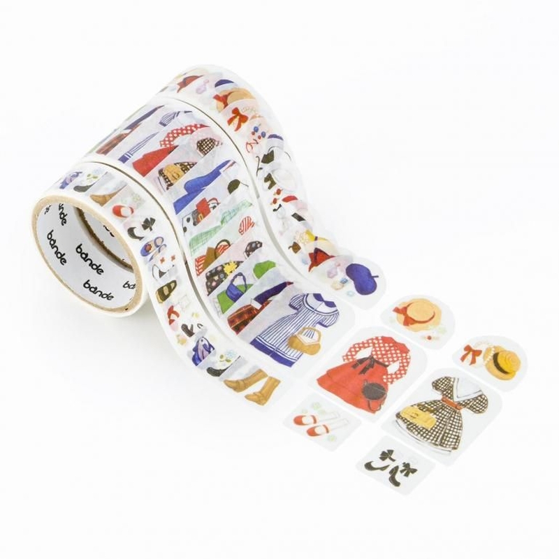 Bande Bande Washi Tape Today's Outfit: Retro Cinema Lady