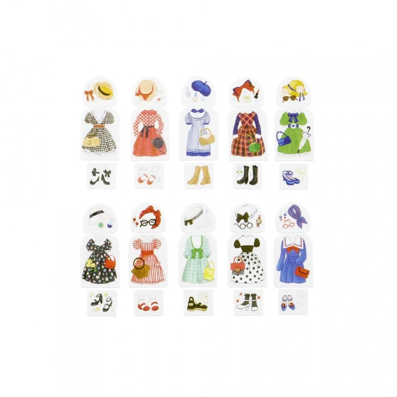 Bande Bande Washi Tape Outfit di Oggi: la Signora del Cinema Retrò