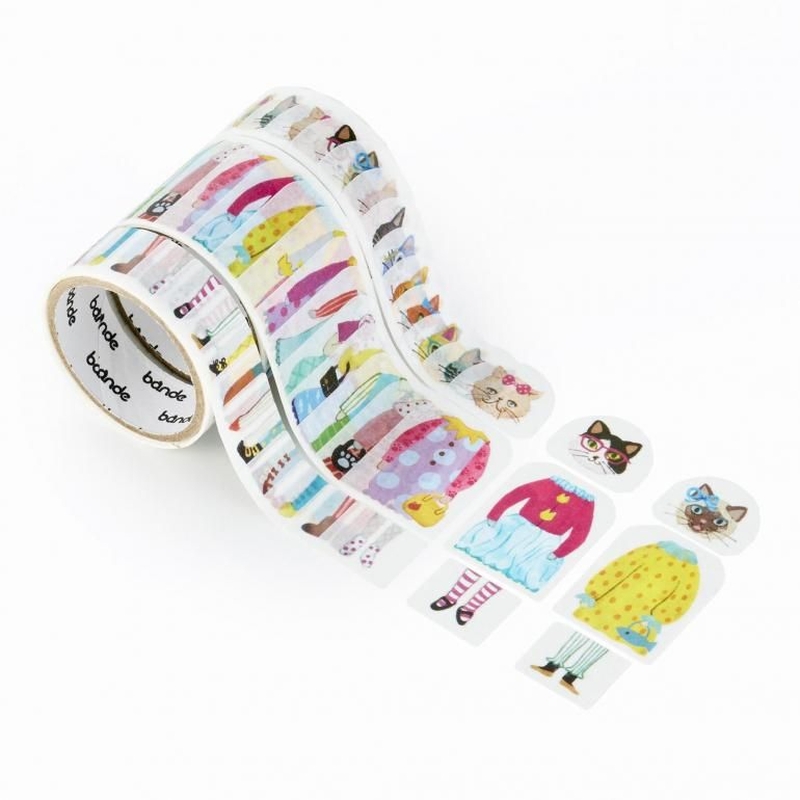 Bande Bande Washi Tape Dress-up Cat Girls' Party