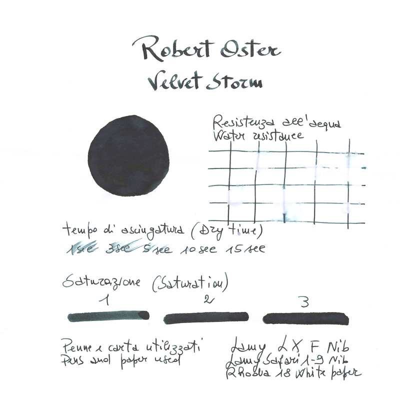 Robert Oster Velvet Storm Ink Bottle 50 ml