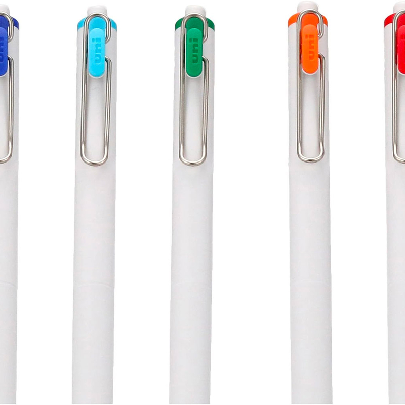 Uni Uni-ball One 0.38 mm Set di 8 Penne Gel