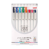 Uni Uni-ball One 0.38 mm Set di 8 Penne Gel