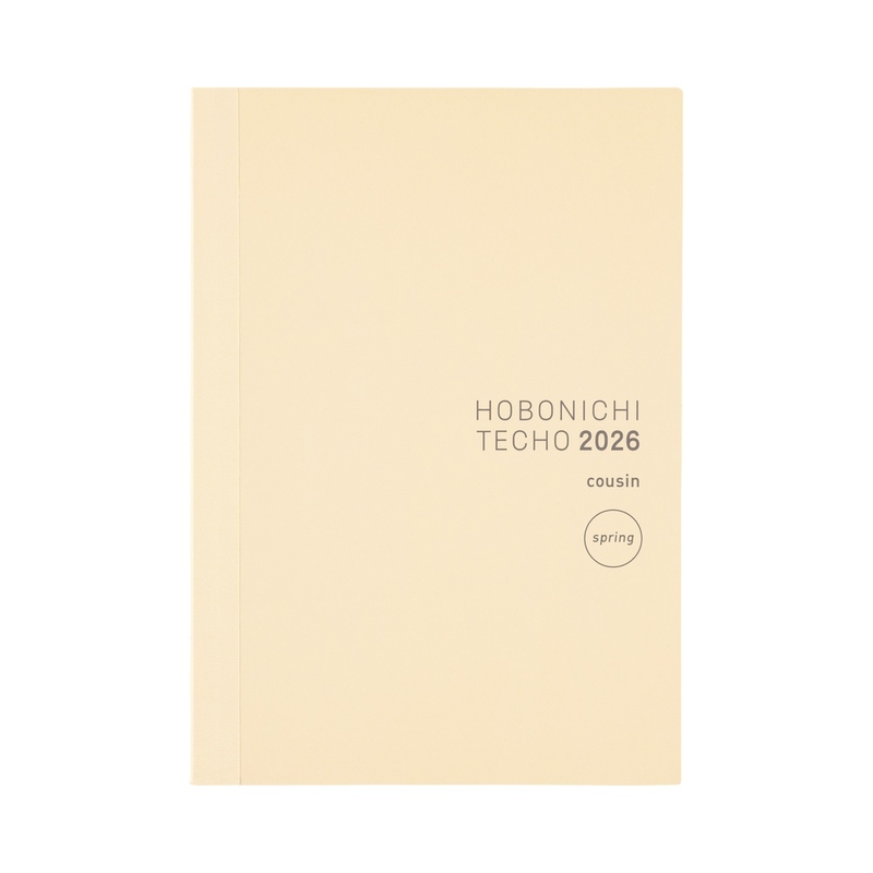 Hobonichi Hobonichi Techo Cousin Book 2026 Agenda A5 Giornaliera Spring
