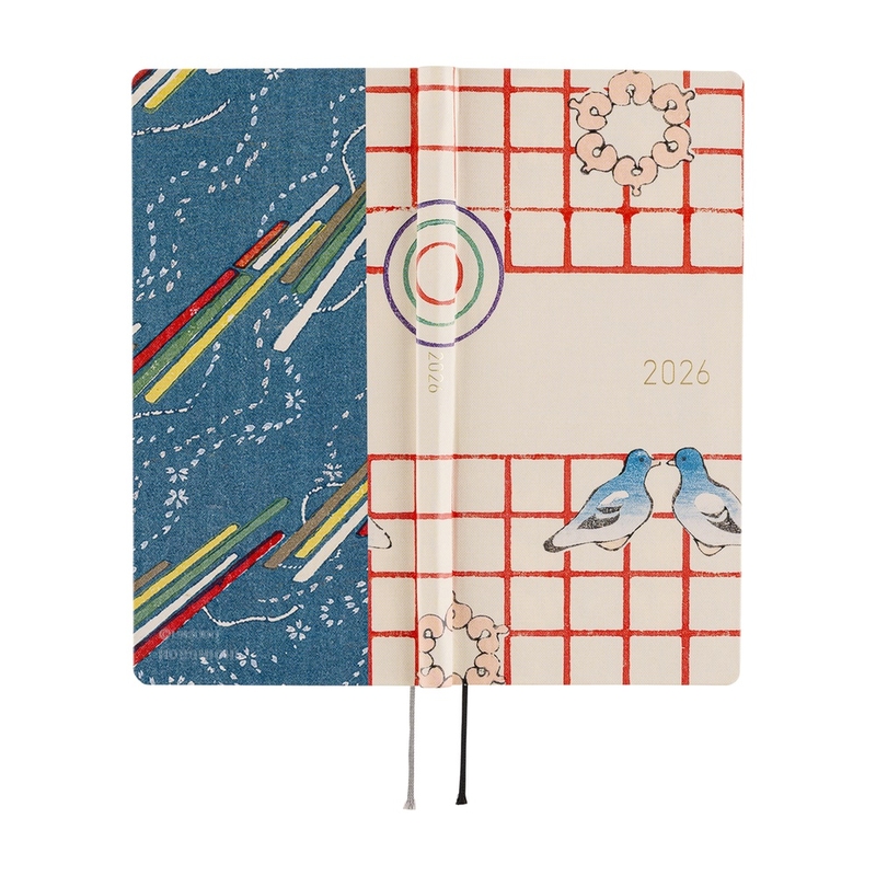 Hobonichi Hobonichi Techo Weeks 2026 Unsodo: Bijutsukai (Blue Pigeons) Spring