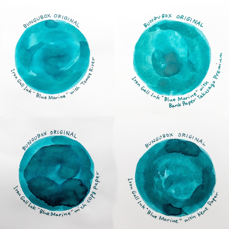 Bungubox Bungubox Ink Tells More Blue Marine Iron Gall Ink Bottle 30 ml