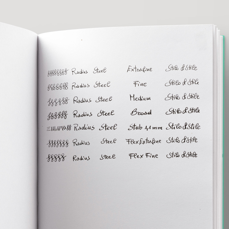 Radius Radius Settimo Fountain Pen Italia Green & Gold Limited Edition