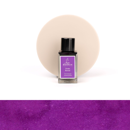 Jacques Herbin Violet Boréal Ink Bottle 15 ml
