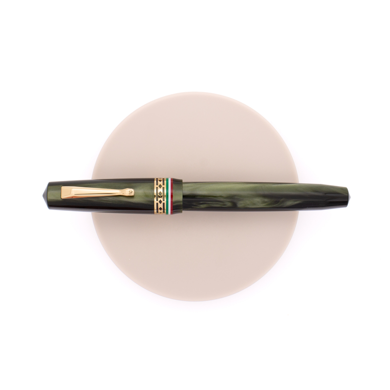 Radius Radius Settimo Fountain Pen Italia Green & Gold Limited Edition