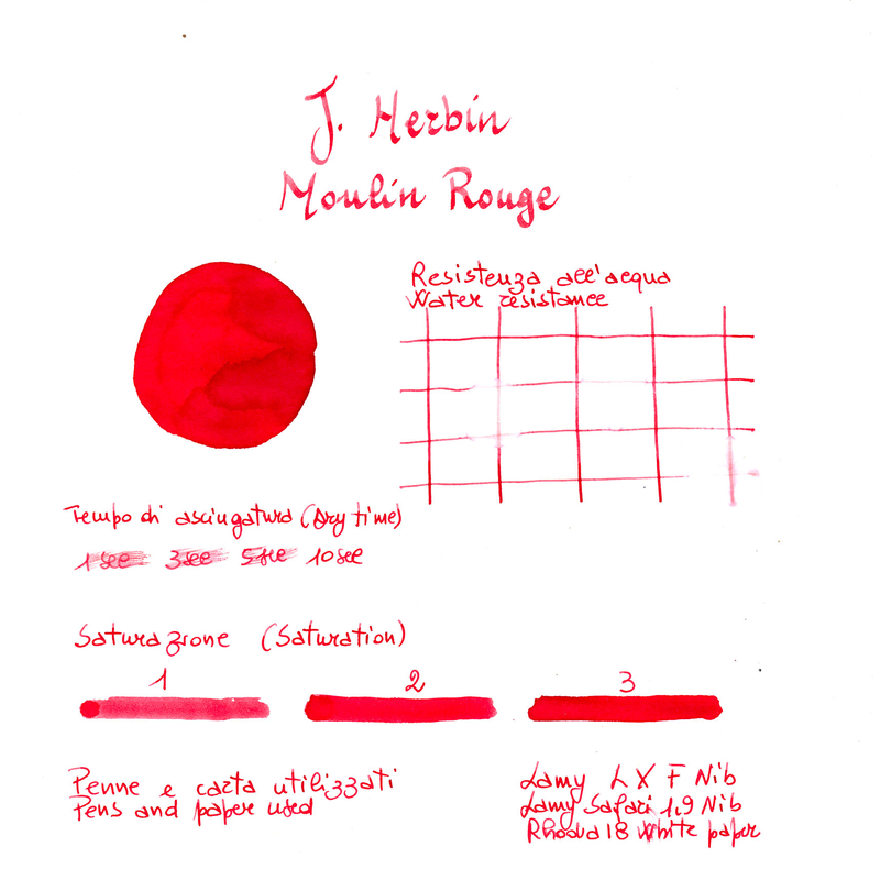 J. Herbin Herbin Paris Collection Moulin Rouge 6 Cartucce