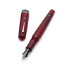 Leonardo Officina Italiana Leonardo Momento Zero Grande Pura Fountain Pen Red & Ruthenium No. 8 Nib