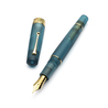 Leonardo Officina Italiana Leonardo Momento Zero Grande Pura Fountain Pen Petrol & Gold No. 8 Nib