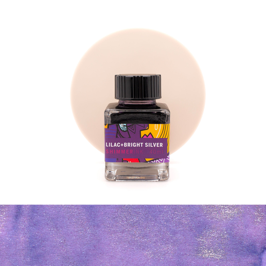 Leonardo Lilac + Bright Silver Ink Bottle 40 ml