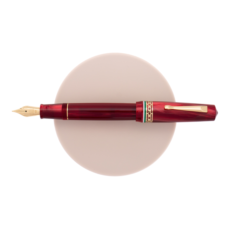 Radius Radius Settimo Fountain Pen Italia Red & Gold Limited Edition