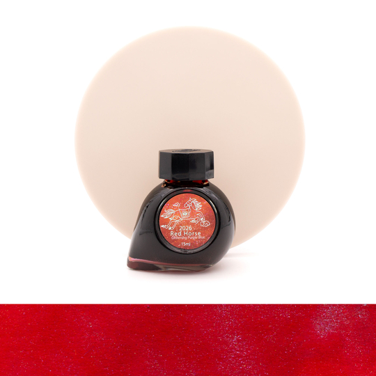 Colorverse 2026 Red Horse Glistening Purple Blue Ink Bottle 15 ml