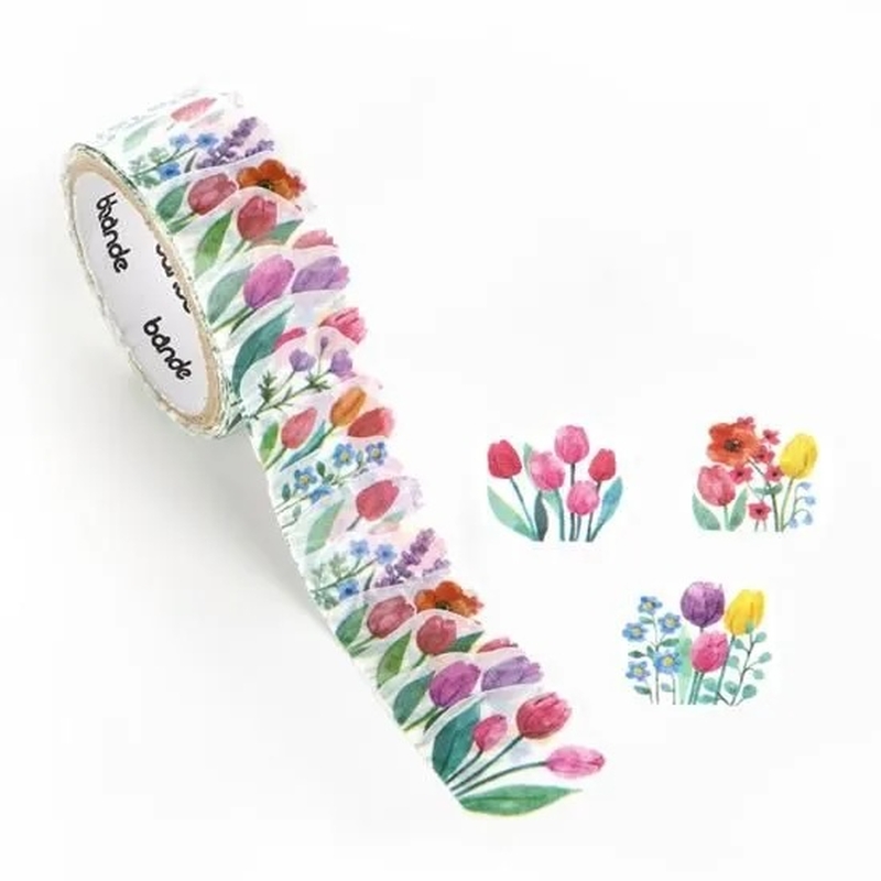 Bande Bande Washi Tape Campi di Tulipani