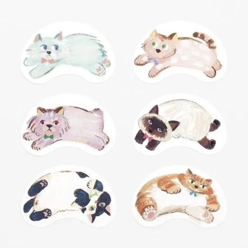 Bande Bande Washi Tape Writable Roll Sticker Running Cat