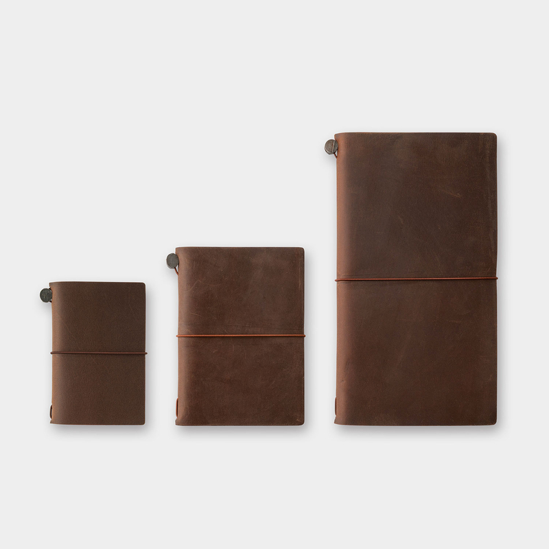 Traveler's Company Traveler's Notebook Card Size 20th Anniversary Set Marrone