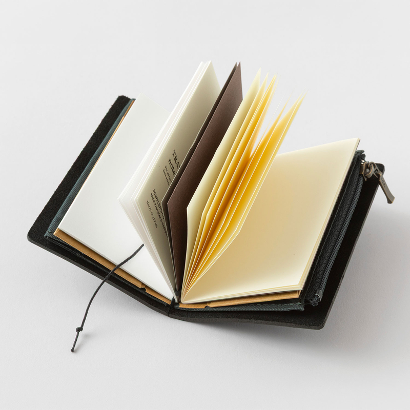 Traveler's Company Traveler's Notebook Card Size 20th Anniversary Set Black