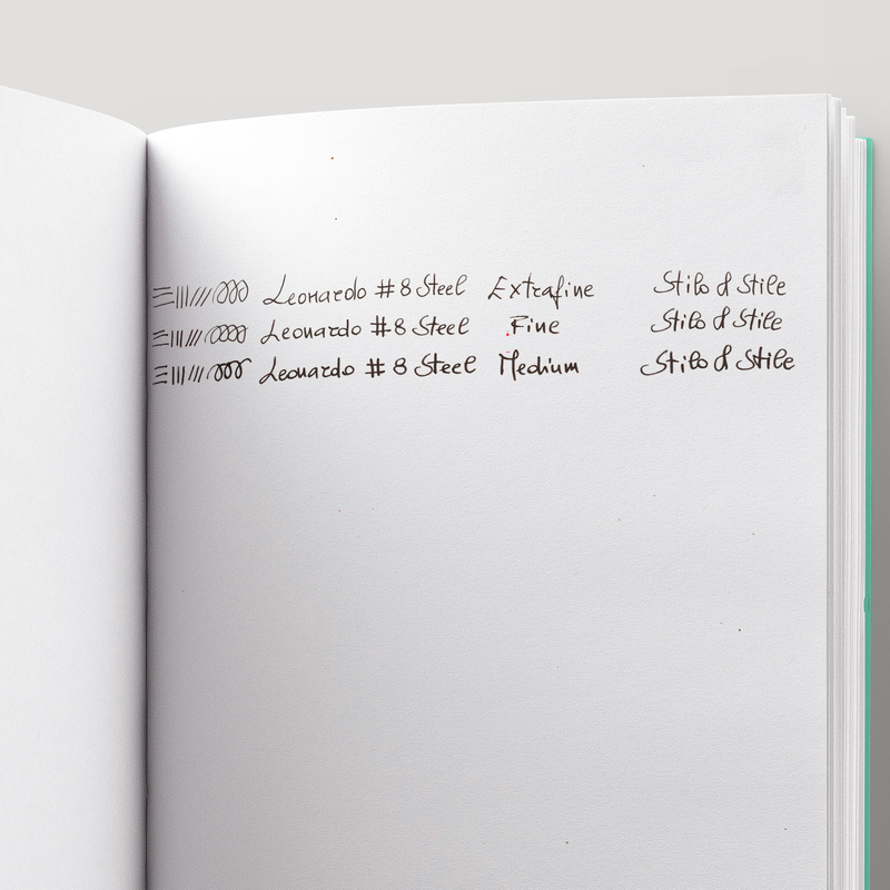 Leonardo Officina Italiana Leonardo Momento Zero Grande Pura Fountain Pen Red & Gold No. 8 Nib