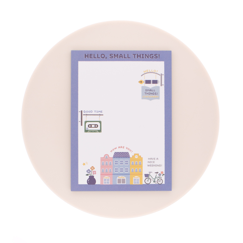 Papier Platz Papier Platz x Eric Small Things Memo Pad Happy Town
