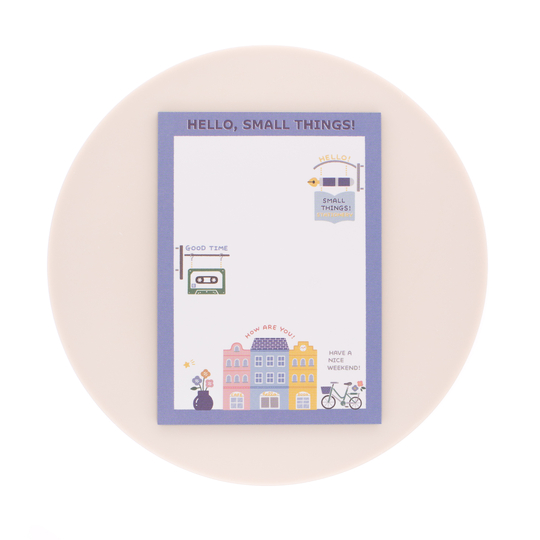 Papier Platz x Eric Small Things Memo Pad Happy Town