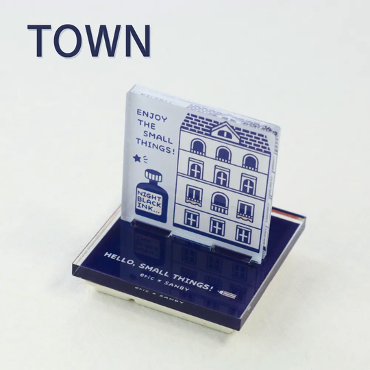 Sanby x Eric Small Things Acrylic Stand Stamp Town
