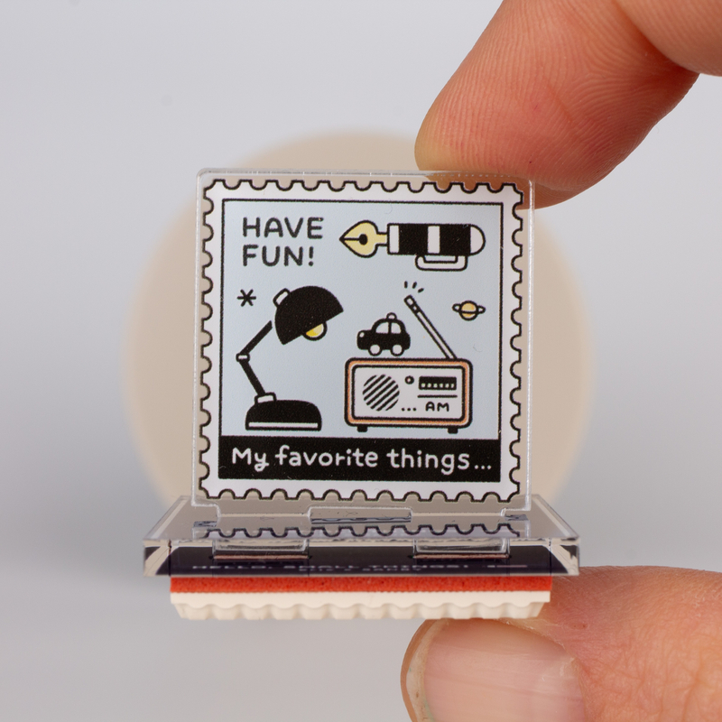 Sanby Sanby x Eric Small Things Timbro Francobollo