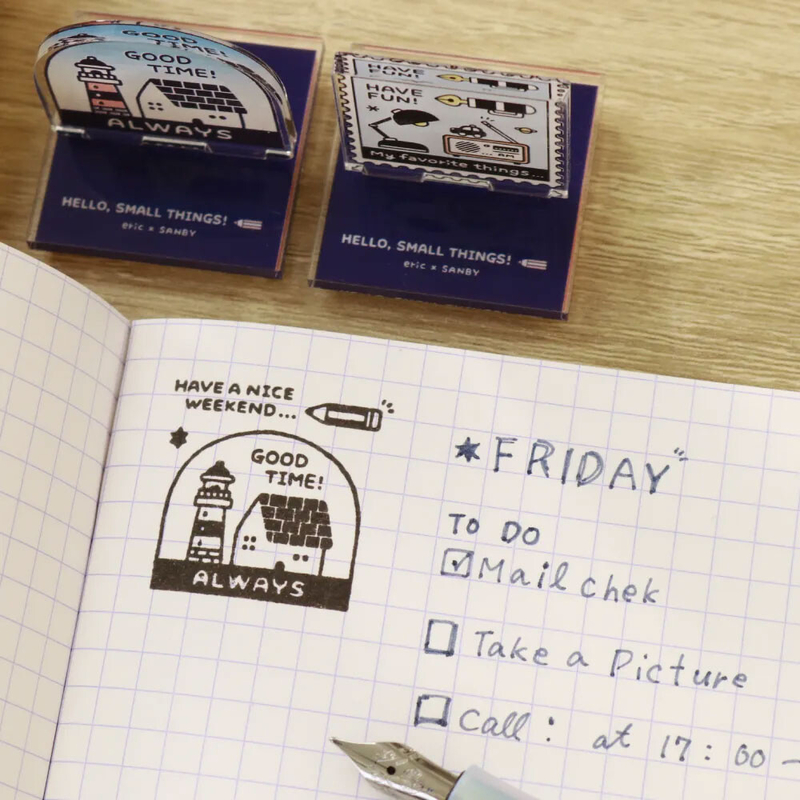 Sanby Sanby x Eric Small Things Acrylic Stand Stamp Snowglobe