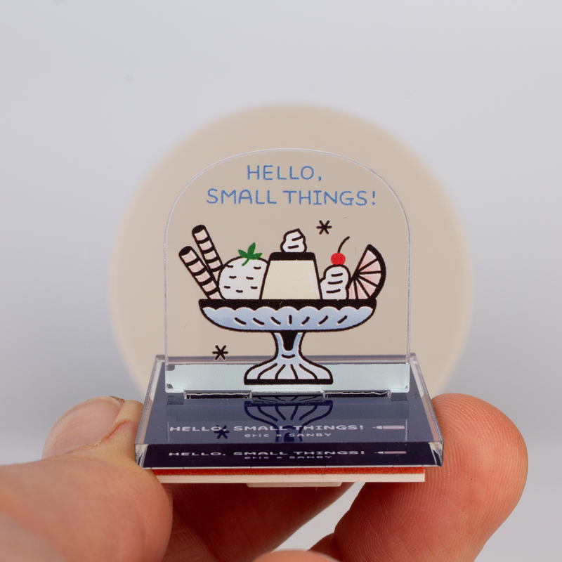 Sanby Sanby x Eric Small Things Acrylic Stand Stamp Pudding