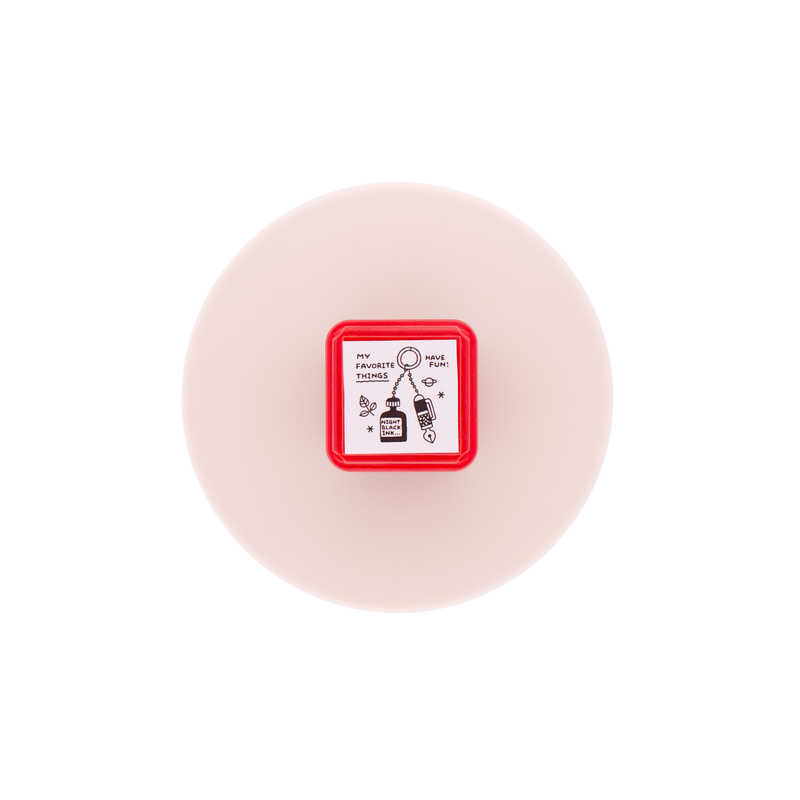 Sanby Sanby x Eric Small Things Timbro Preinchiostrato Portachiavi