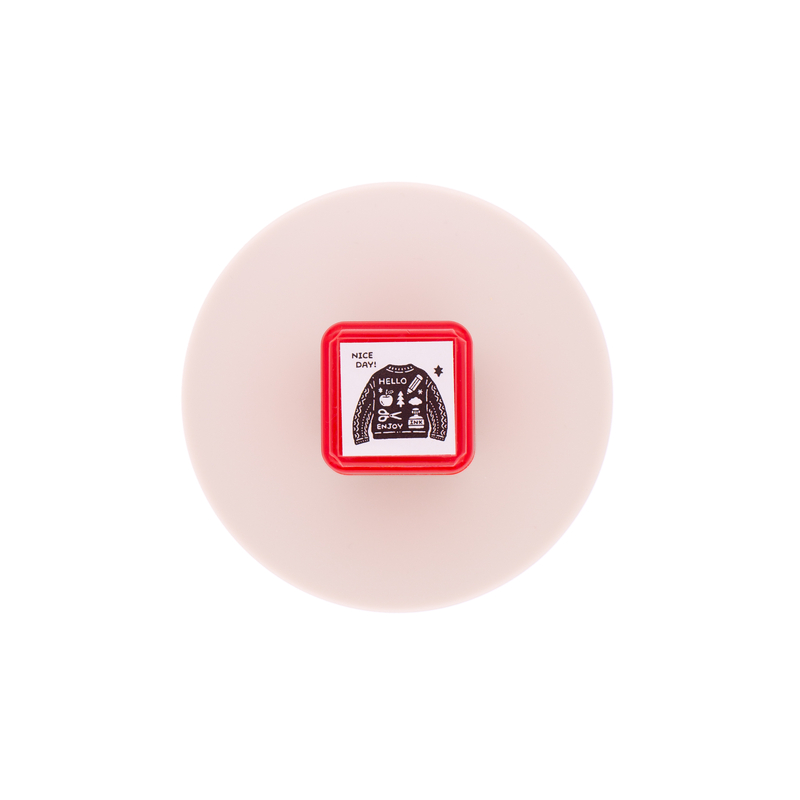 Sanby Sanby x Eric Small Things Timbro Preinchiostrato Maglione