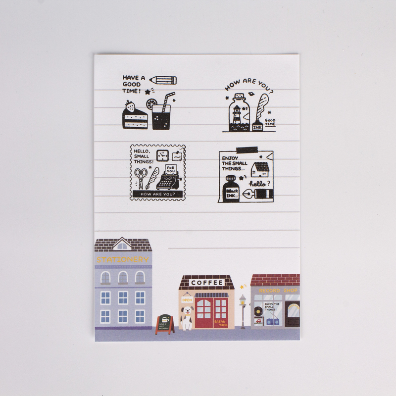 Sanby Sanby x Eric Small Things Timbro Preinchiostrato Memo