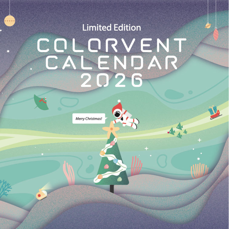 Colorverse Colorverse 2026 Colorvent Calendar Calendario dell'Avvento
