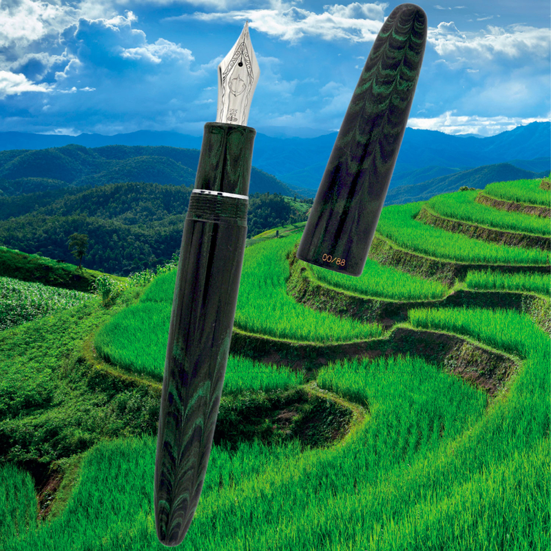 Sailor Sailor King of Pen Ebanite Penna Stilografica Ripple Aoine Edizione Limitata