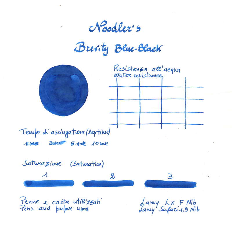Noodler's Noodler's Brevity Blue Black Ink Bottle 3 oz