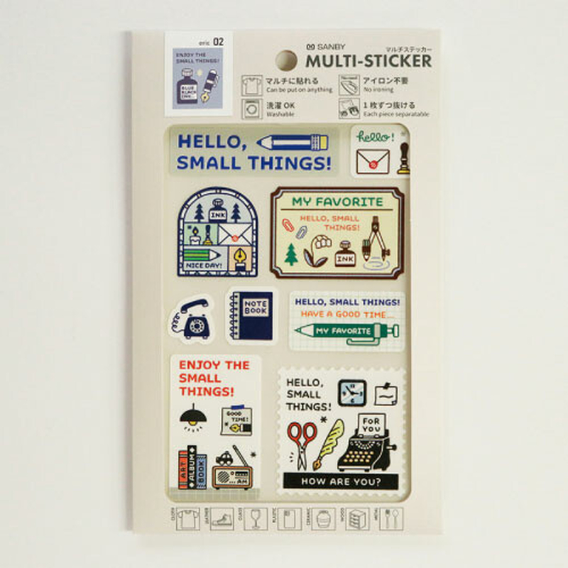 Sanby Sanby x Eric Small Things Multi Stickers My Desk