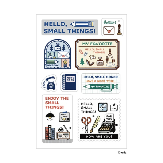 Sanby x Eric Small Things Multi Stickers My Desk
