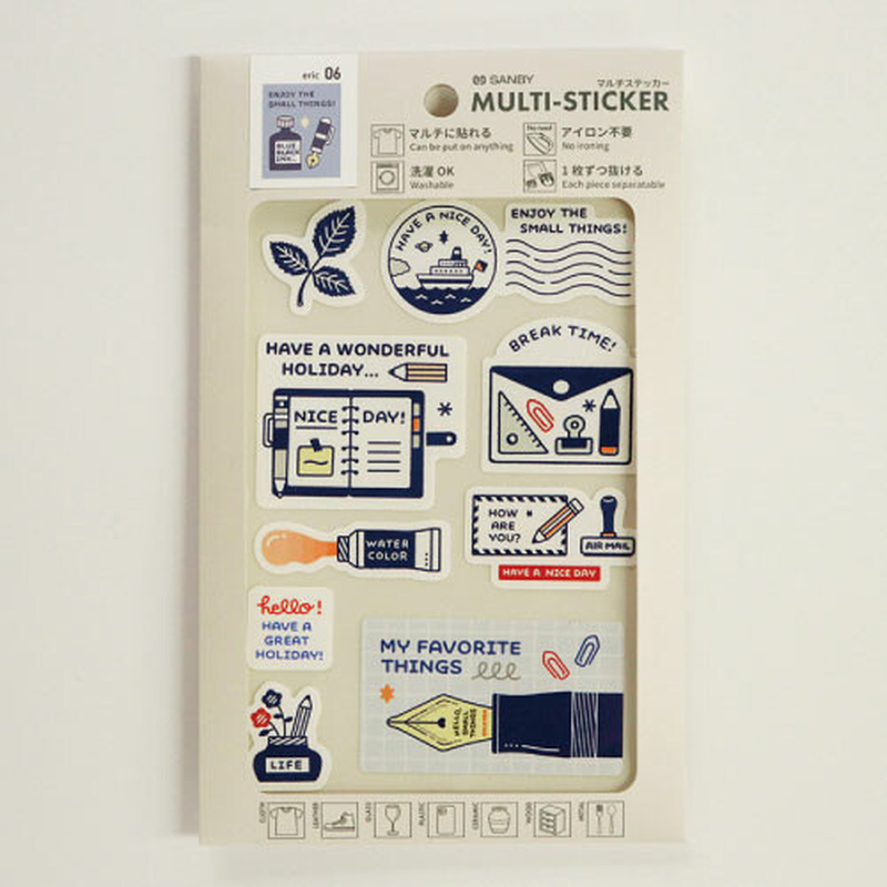 Sanby Sanby x Eric Small Things Multi Stickers Good Time