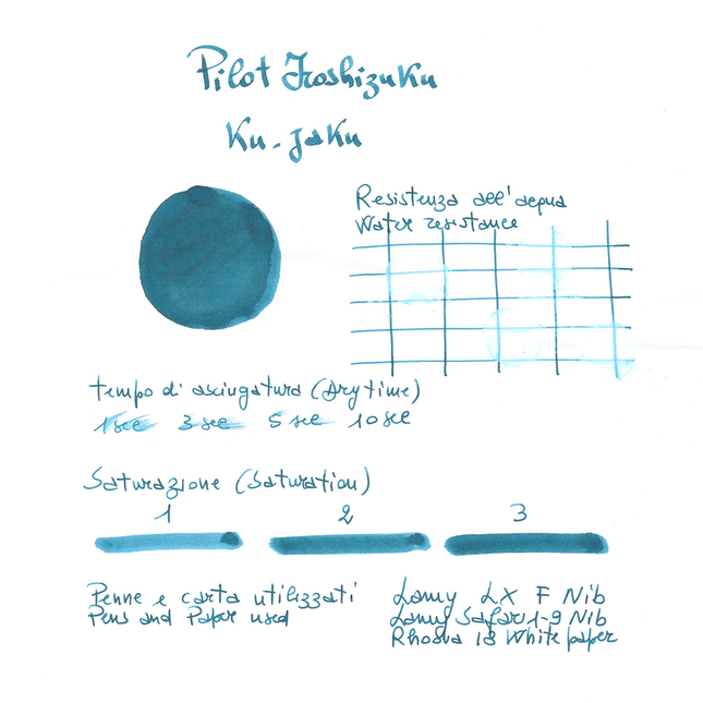 Pilot iroshizuku Ku-Jaku Inchiostro 15 ml